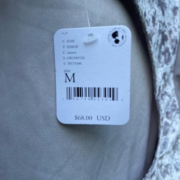 Free People Midnight Mood Velvet Crop Top - Picture 6 of 7